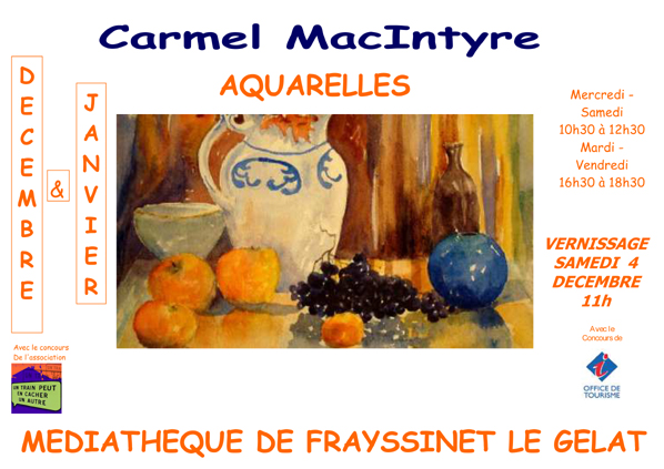 Carmel McIntyre - Mdiathque de Frayssinet-Le-Glat