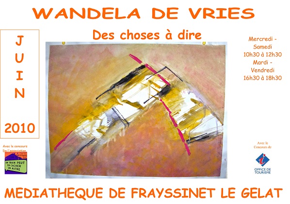 Wandela de Vries - Médiathèque de Frayssinet-Le-Gélat